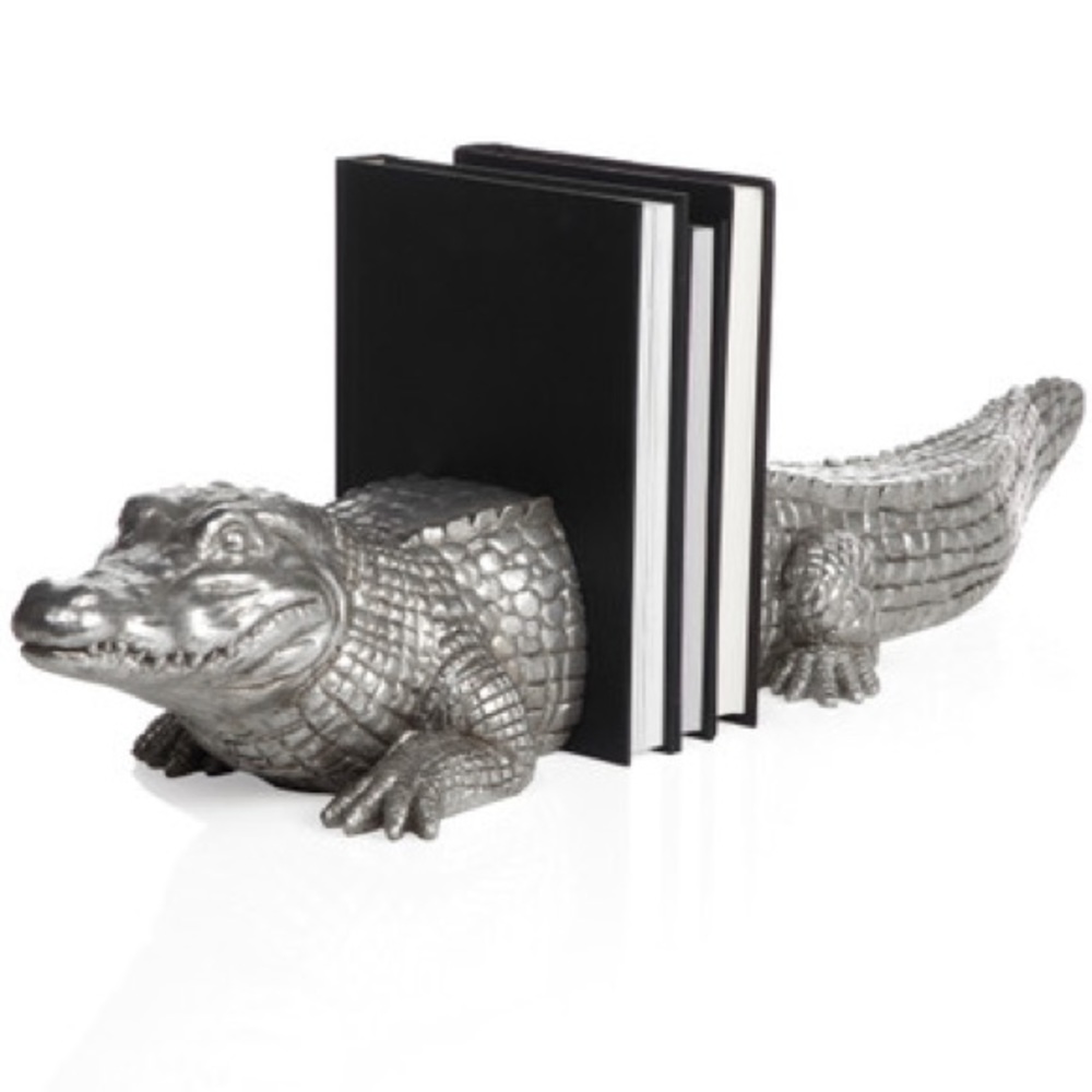 Z gallerie alligator bookends